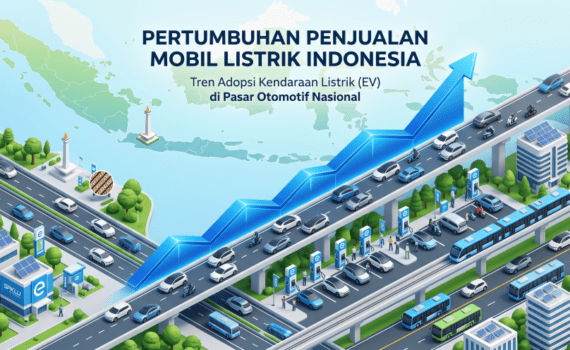ilustrasi pertumbuhan penjualan mobil listrik Indonesia berdasarkan data GAIKINDO 2022-2026